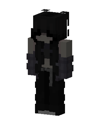 Black Villain Boy skin, 3D preview