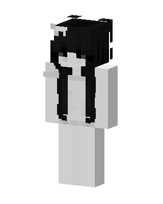 Ghost Girl skin, 3D preview
