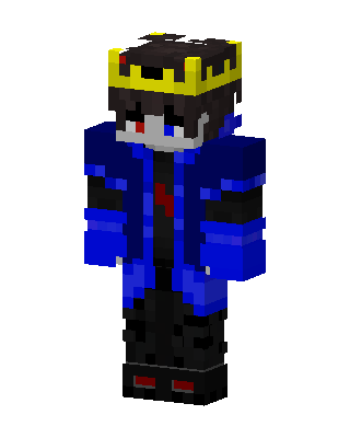 Blue Crowned Prince skin, 3D preview