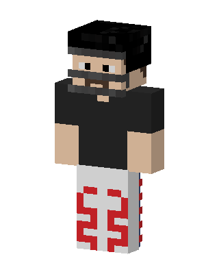 Bearded Biker skin, 3D preview