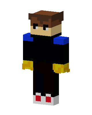 Gold Glove Guy skin, 3D preview