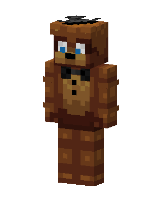 Freddy Fazbear skin, 3D preview