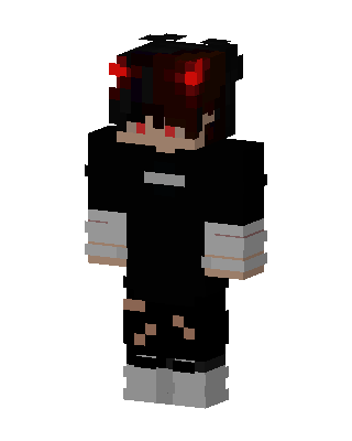 Crimson Eyed Emo skin, 3D preview