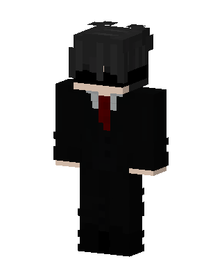 Suited Blindfold skin, 3D preview