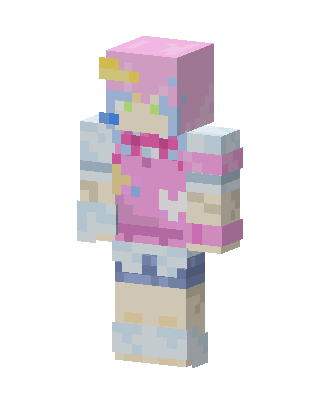 Pink Cutie Girl Minecraft pink skin