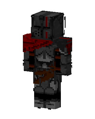 Crimson Knight skin, 3D preview