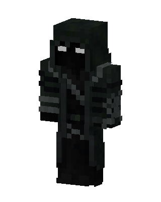 Black Hooded Villain Boy Minecraft skin