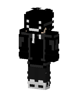 Shadow Smiley Hoodie skin, 3D preview