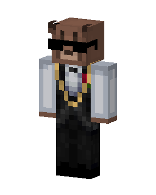 Black Horned Suit Boy Minecraft skin