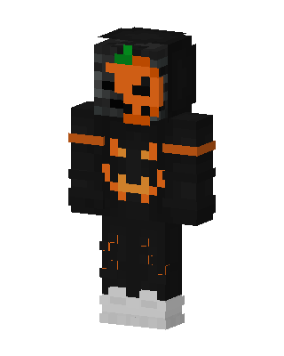 Pumpkin Hoodie Minecraft skin
