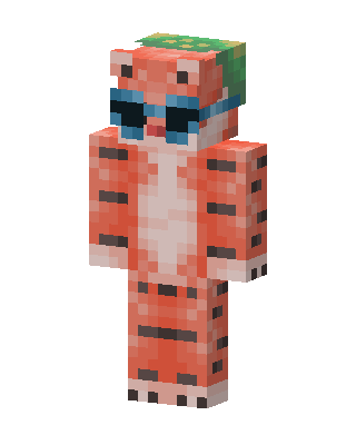 Tiger Onesie skin, 3D preview