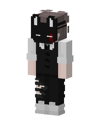 Shadow Cat Boy skin, 3D preview