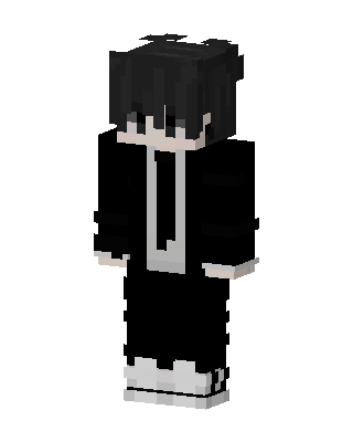 Monochrome Boy skin, 3D preview