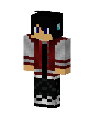 Varsity Jacket Boy skin, 3D preview