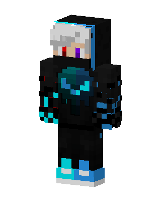 Cyber Void Hoodie Minecraft skin