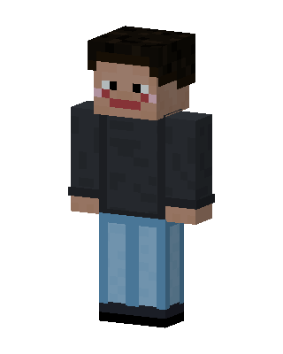 Clown Face Guy skin, 3D preview