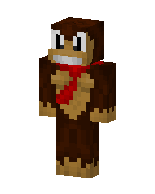 Donkey Kong skin, 3D preview