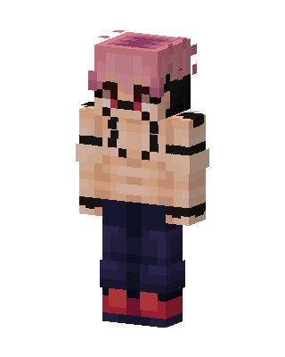 Yuji Itadori skin, 3D preview