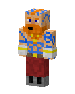 Orange Player Boy Minecraft skin