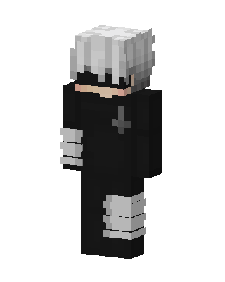 Black Ninja Boy skin, 3D preview