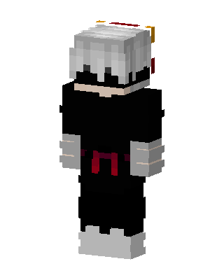 Black Ninja Boy skin, 3D preview