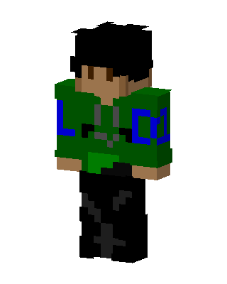 Green Hoodie Kid Minecraft green skin