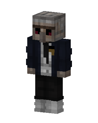Iron Golem Gentleman skin, 3D preview