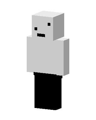 Gray Mob skin, 3D preview