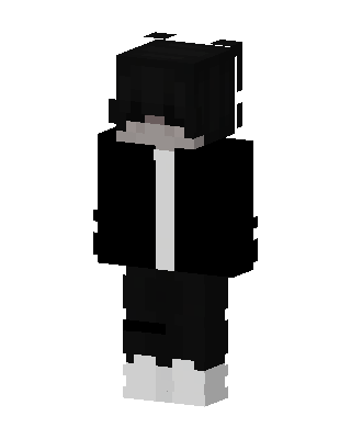 Shadow Hoodie Boy skin, 3D preview