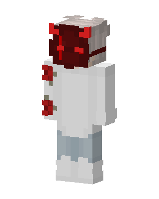 Crimson Mask skin, 3D preview