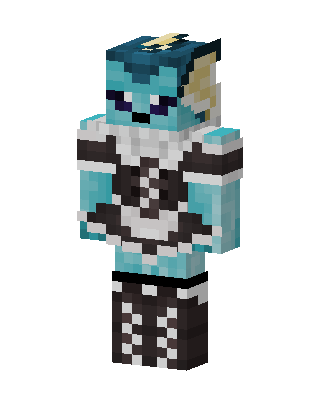 Vaporeon Maid skin, 3D preview