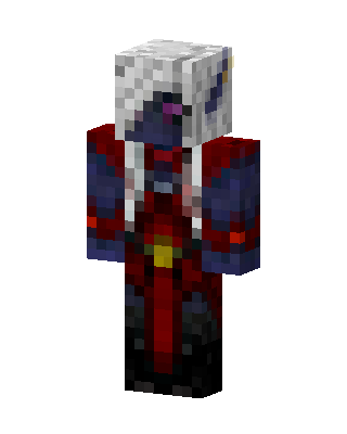 Red Hero Girl Minecraft skin