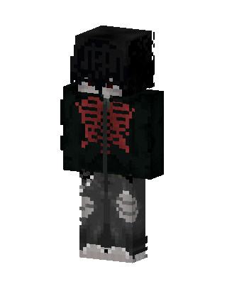 Black Hoodie Boy Minecraft skin