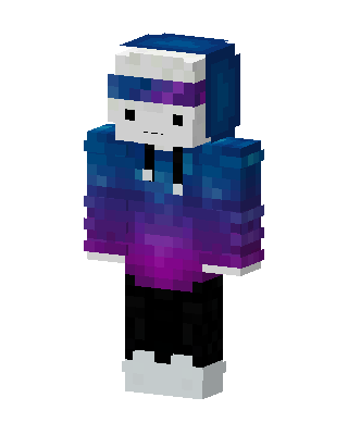 Galaxy Hoodie skin, 3D preview
