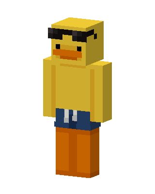 Cool Rubber Duck skin, 3D preview