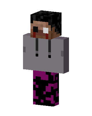 Gray Player Boy skin, 3D preview