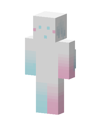 Pastel Ghost skin, 3D preview
