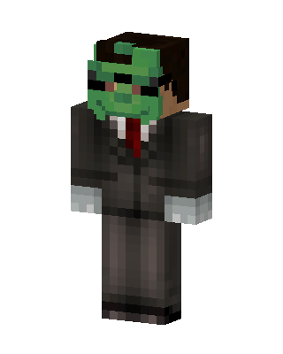 Frog Mask Agent skin, 3D preview
