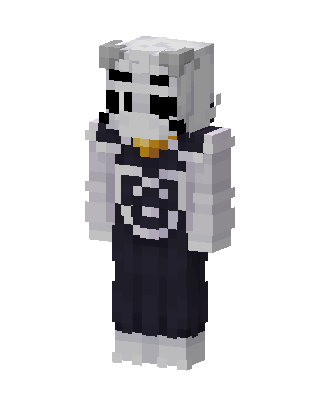 White Masked Mob Minecraft skin