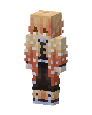 Zenitsu Agatsuma skin, 3D preview