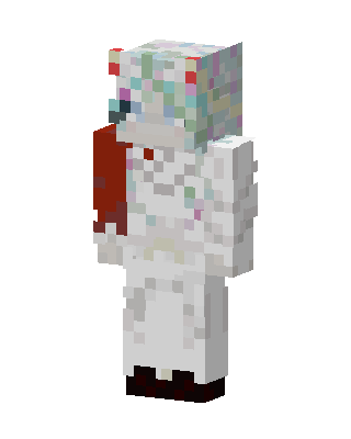 White Hero skin, 3D preview