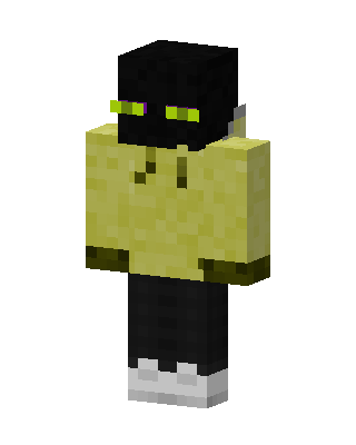 Yellow Hoodie Shadow Minecraft skin