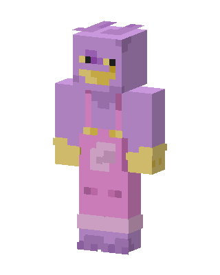 Axolotl Overalls Minecraft skin