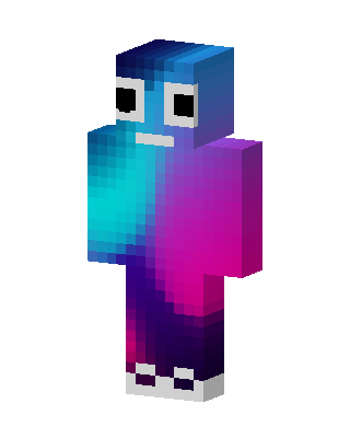 Galaxy Blob skin, 3D preview