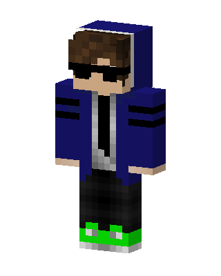 Blue Player Boy Minecraft blue skin