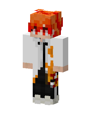 Flame Haired Scientist Minecraft skin