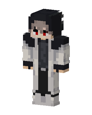 Red Eyed Scientist Minecraft anime skin