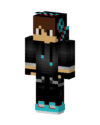 Black Hoodie Boy Minecraft e-boy skin