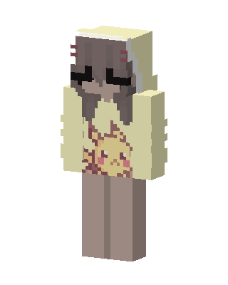 Cozy Pikachu Girl Minecraft skin