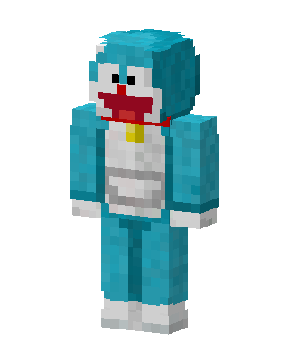 Doraemon skin, 3D preview